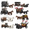 Stadt Kreativität DIY Mittelalterlichen Militärischen Ritter Wagen Streitwagen MOC Modell Bausteine Ziegel Pädagogisches Kinder Spielzeug Geschenk