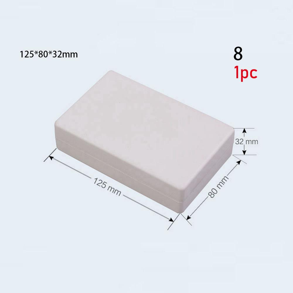 Plastic Instrument Case High Quality Enclosure Boxes ABS Plastic Electronic Project Box DIY White Grey Waterproof Cover Project