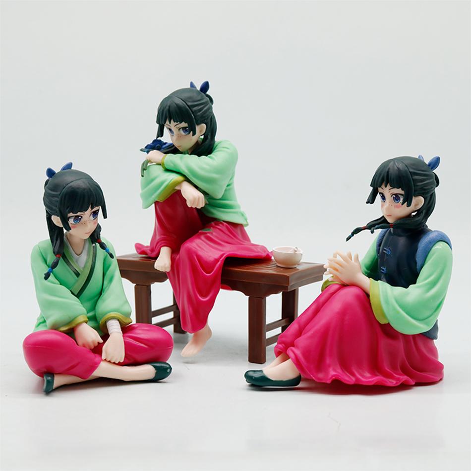 12 The Apothecary Diaries Anime Figures Pvc Model Maomao & Table Cute Girl Action Figures Toys For Gift Collect Figure Christmas