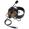 Military Headset 7.1mm Plug Hearing Protection Earmuffs with U94 PPT for Motorola GP88 GP‑300