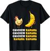 Kyckling Banan Dans Rolig Frukt Meme Flickor Barn T-shirt