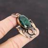 Faceted Zambian Emerald Pendant Copper Pendant Gemstone Pendant Handmade Jewelry Dainty Pendant Stylish Copper Jewelry Women's Special Gift