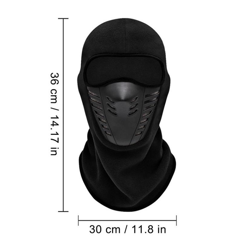 Motorcycle Mask Fleece Thermal Face Mask Keep Warm Riding Balaclava Biker Winter