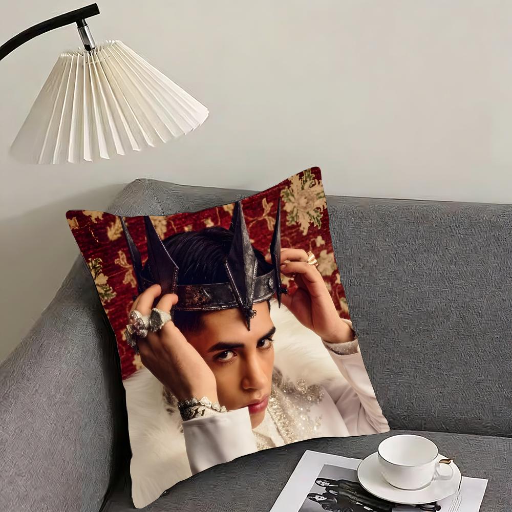 C-Cris M-Mj Singer Cushion Cover Pillowcase Ultra Soft Skin Friendly Fabric Cloud Like Comfort & Concealed Zipper