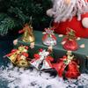 4/2 Stück Bunte Weihnachtsglocken Frohe Weihnachten Neujahrsanhänger Festival Party Feier