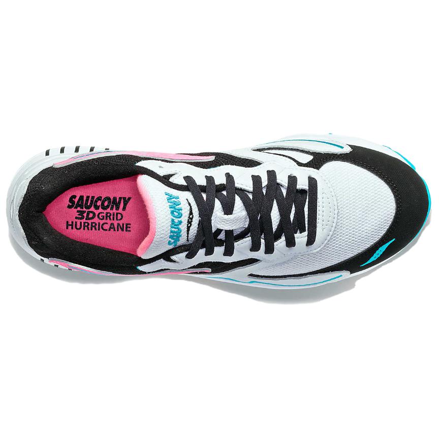 saucony 3D Grid Hurricane 'White Black Pink' S70646-4