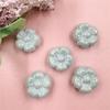Beaded Materials Plum Blossom UV Color Plating DIY Jewelry Accessories Loose Beads 5pcs Jewelry Acrylic For Bracelet Earring Making  Accessories