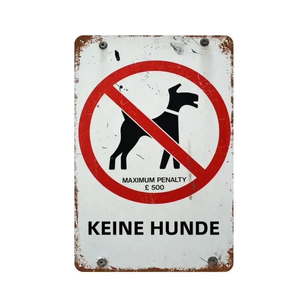 Warning Danger Metal Signs Vintage Beware Of The Dog Cat Poster Wall Plaque Courtyard  Garden Bar House Painting Man Cave Decor