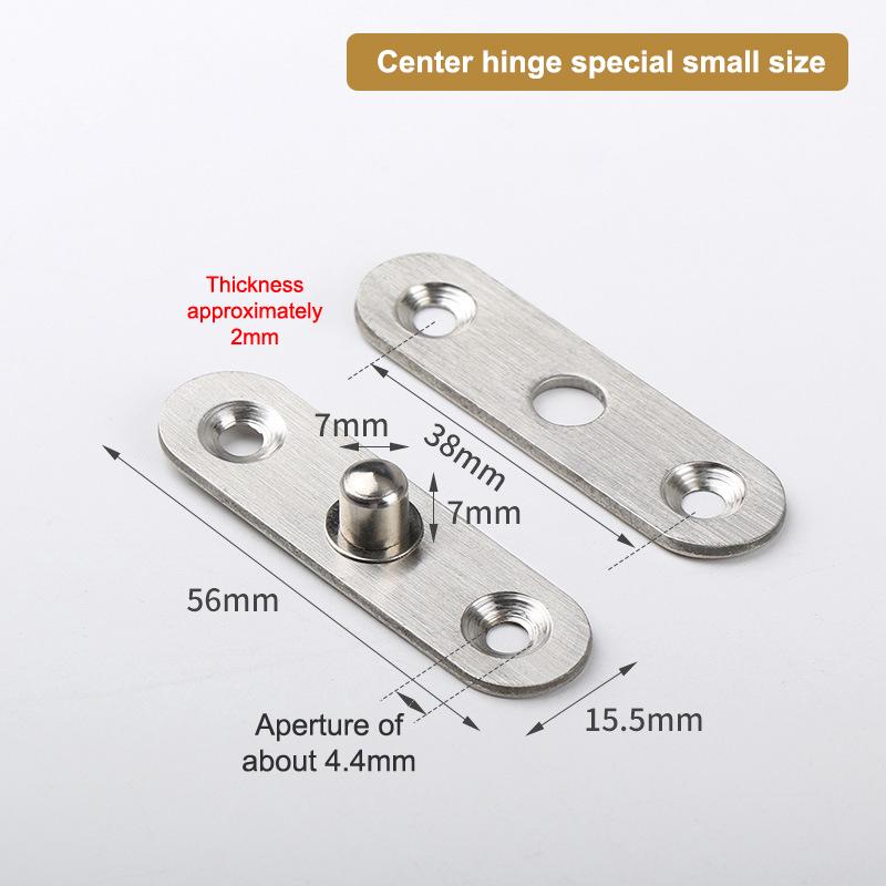 75Mm-150Mm Door Pivot Hinge Stainless Steel Up And Down Location Shaft Heavy Duty 360 Degree Rotation Hardware