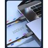USB3.2 Type A To USB C Gen2 10Gbps Cable Data Transfer SSD Hard Disk NVMe Cable 3A 60W Fast Charging for iPhone 15 16 Samsung