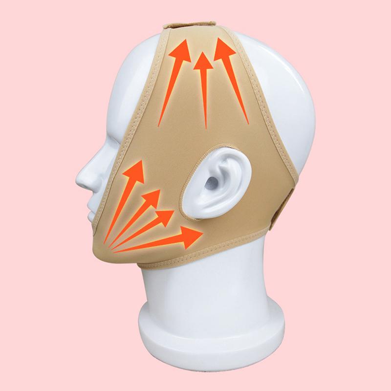 Elastic Face Slimming Bandage V Line Face Shaper Women Chin Cheek Lift Up Belt Facial Massager Strap Face Skin Care Tools Beauty