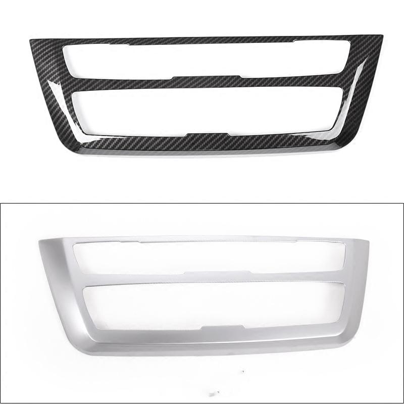 For BMW 3 4 Series 3GT F30 F32 F34 2013-2018 Carbon Fiber Car Interior Center Control CD Panel Frame Cover Sticker Trim