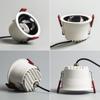 IP65 Водонепроницаемый светодиодный светильник Downlight 7W12W15W/18W24W30W Светодиодный потолочный светильник Внутреннее наружное освещение для ванной комнаты/балкона AC110V/220V