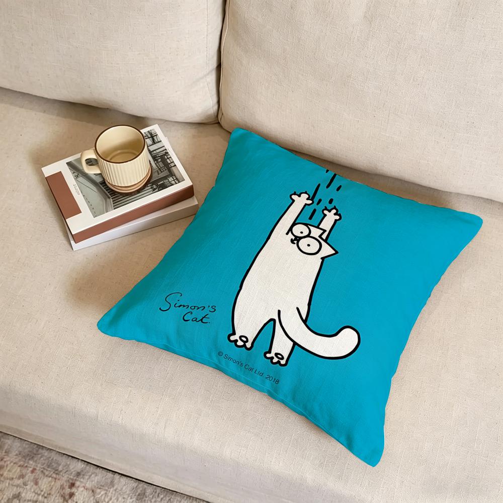 Fodera per Cuscino Gatto di S-Simon, Tessuto Morbido per Arredamento, Federa, Copricuscino, Cuscino per Divano, Decorazione per la Casa