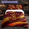 Galatasaray FC Themed Bedding 3Pcs Duvet Cover Set Decorative Bed Linen For Teen Room Home Decoration