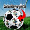 Personalizza la tua immagine di un pallone da calcio taglia 5, cucito a macchina, rendendolo il regalo commemorativo perfetto per gli appassionati di calcio.