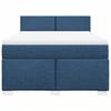 Vidaxl Continental Bed With Mattress, Blue, Fabric 140X190 Cm