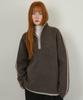 Wednesday Oasis For Woman W/Always Aran Brushed Half Zip Knit 2 Colors