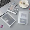 3 Inch Photocards Holder PVC Idol Card Collection Binder Simple Bill Storage Booklet