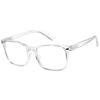 1PACK Unisex Stylish Progressive Multifocal Eyeglasses Male Female Blue Lightweight Blocking Reading Eyeglasses Trendy Presbyopia Eyewear