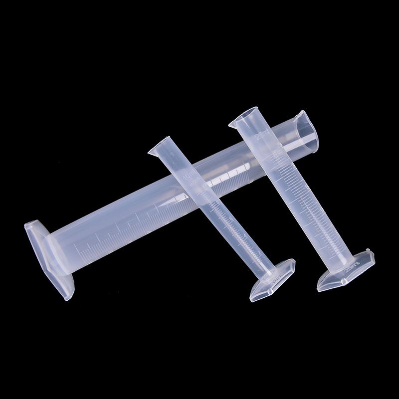 10/25/50/100/250 ml plastikust mõõtesilindriga laboritesti gradueeritud toru