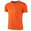 Boys Quick Dry Gym T-Shirt Short Sleeve Round Neck Solid Color Breathable Top for Running Fitness Workout