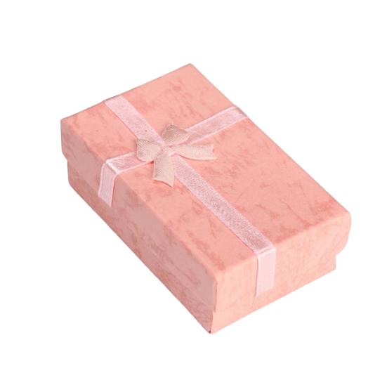 Durable Jewelry Box Nice-looking Storing Rectangular Beautiful Visual Jewelry Gift Box for Girl