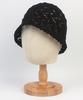 Yunibeosyeolkemiseuteuli Wave Knit Black Bucket Hat