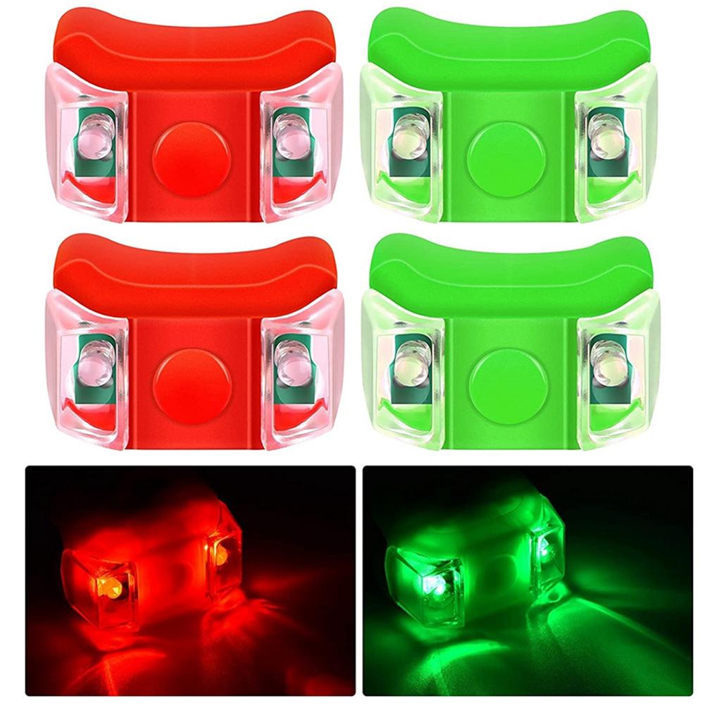 4x LED Boat Navigation Lights For Boat Yacht Motorboat Bike Hunting Night Fishing Signal WarnLight