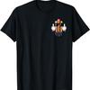 Funny Hotdog In A Pocket Middle Finger Hot Dogs Food Lover T-Shirt