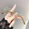 2025 Klassische quadratische Myopiebrille mit kleinem Rahmen, Vintage-Katzenaugen-Nahsichtbrille, klare Linse, kurzsichtige Brille für Damen