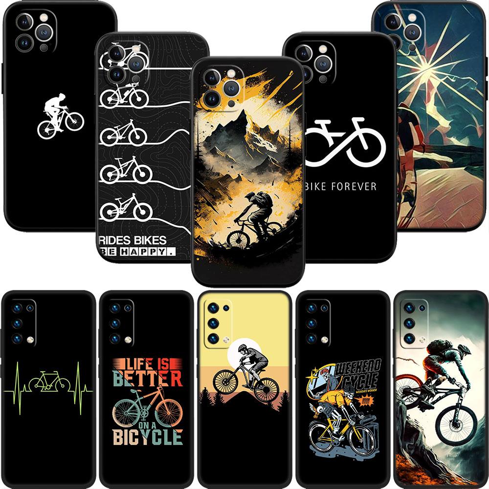 LO28 Cycling Bicycle Soft Shell Phone Case for Redmi Note 13 14 Pro+ Plus A3 A3X 13X 13C 13R 14S 14C 14R