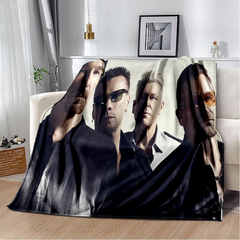 U2 Rock Bang Bono 3D Printing Blanket,Soft Throw Blanket for Home Bedroom Bed Sofa Picnic Travel Office Rest Cover Blanket Kids