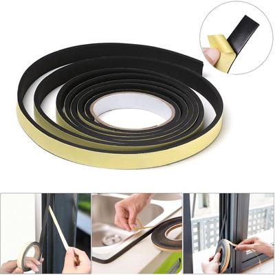 Insulation Waterproof Window Door Single Sided Adhesive Foam Sponge Seal Strip Rubber Strip Tape