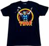 Marvel Comics The Mighty Thor Arms Raised Vintage Design Tee Shirt New