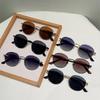 KAMMPT Vintage Round Sunglasses Men Fashion Simple Gradient Outdoor Shades Women New Retro Trendy Brand Design Sun Glasses