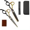 Kappersscharen, Zwart en Goud Stijl Kappersscharen Set