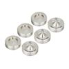 AT6901ST Isoladores de Espiga peças por Base de Espiga de Aço Inoxidável Vendidos Separadamente Audio-Technica (6 conjunto), Aço,