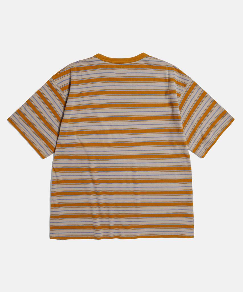 ESPIONAGE Multi Border Pocket Tee Orange