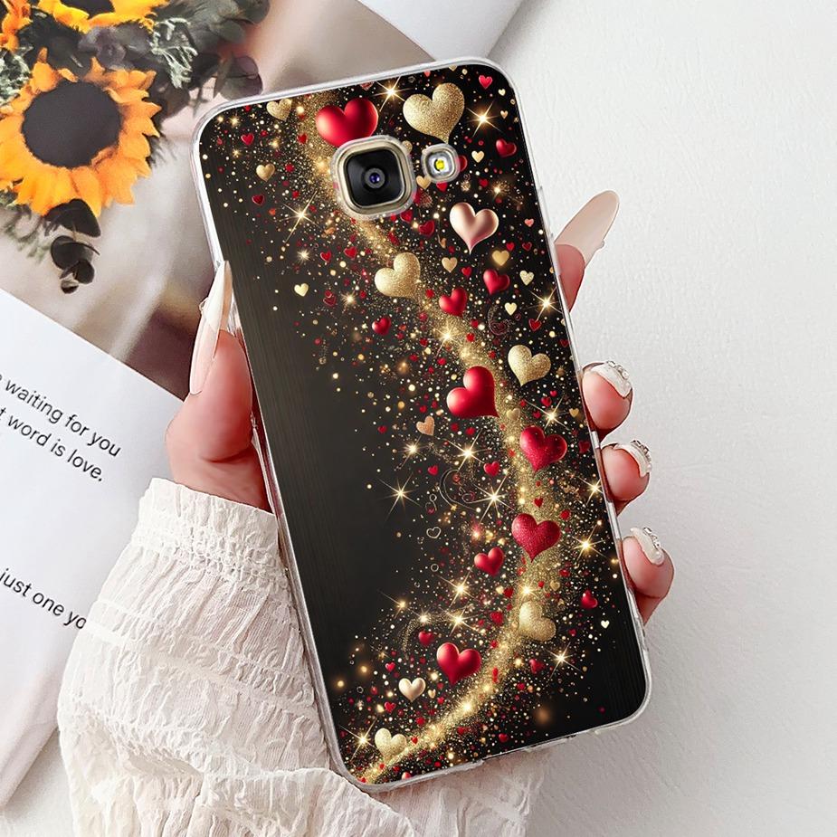 For Samsung Galaxy A5 2016 2017 Case SM-A510F SM-A520F Stylish Painted Cover Soft Silicone Cases For Samsung A5 2017 2016 Fundas