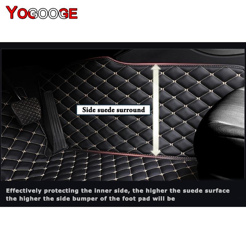 ASHRCR1 YOGOOGE Custom Car Floor Mats For KIA Sorento Auto Carpets Foot Coche Accessorie
