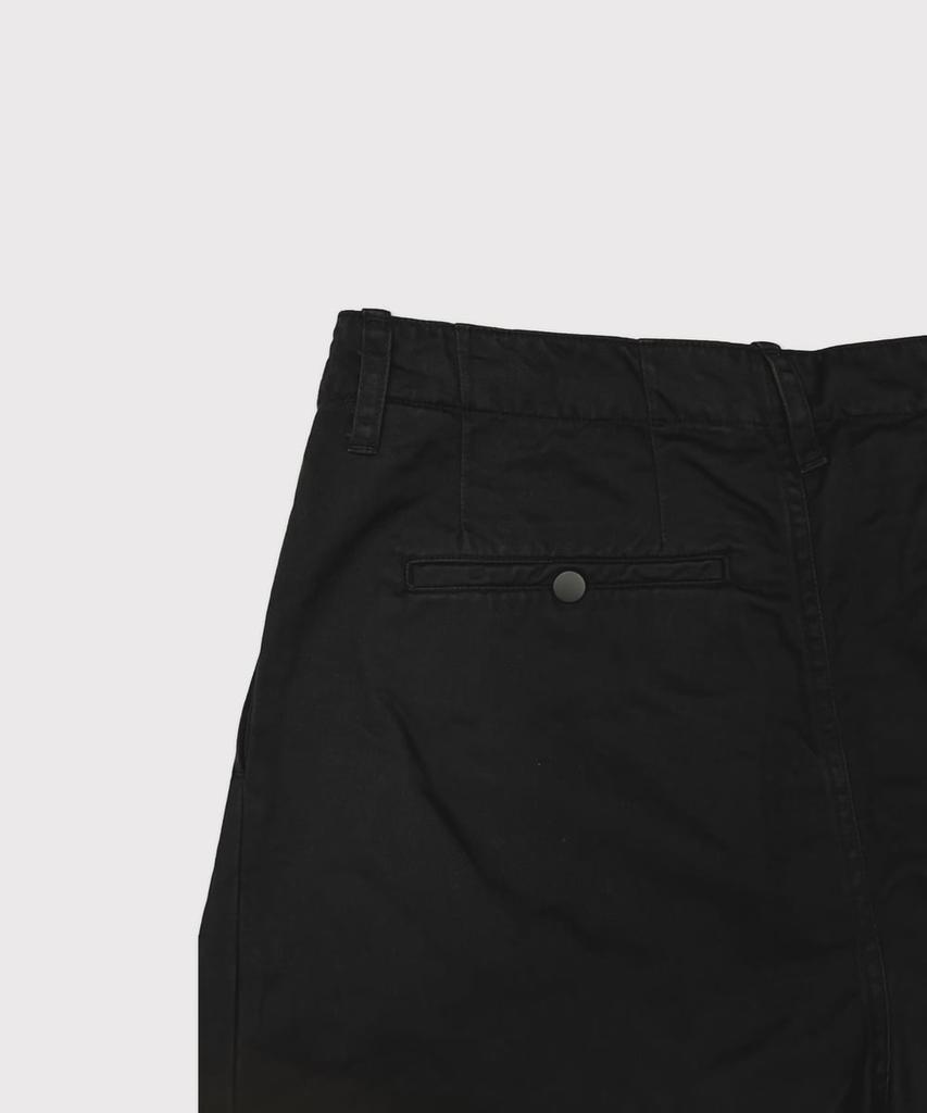 Maineoseu Wrapped Work Short(Aged Twill) - Black