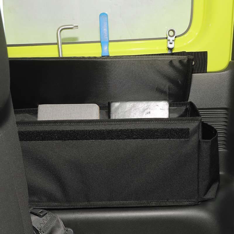 Sac de rangement latéral pour fenêtre de coffre, organisateur adapté pour Suzuki Jimny 2019 et plus, rangement, accessoires de voiture