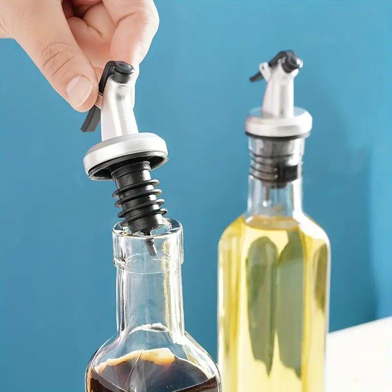 Economic Dispenser Oil Spouts Stopper Cap Nozzle Useful Leak-proof Kitchen Tool 1PCS Oil Bottle Mouth New Accessories Home Living Accessories