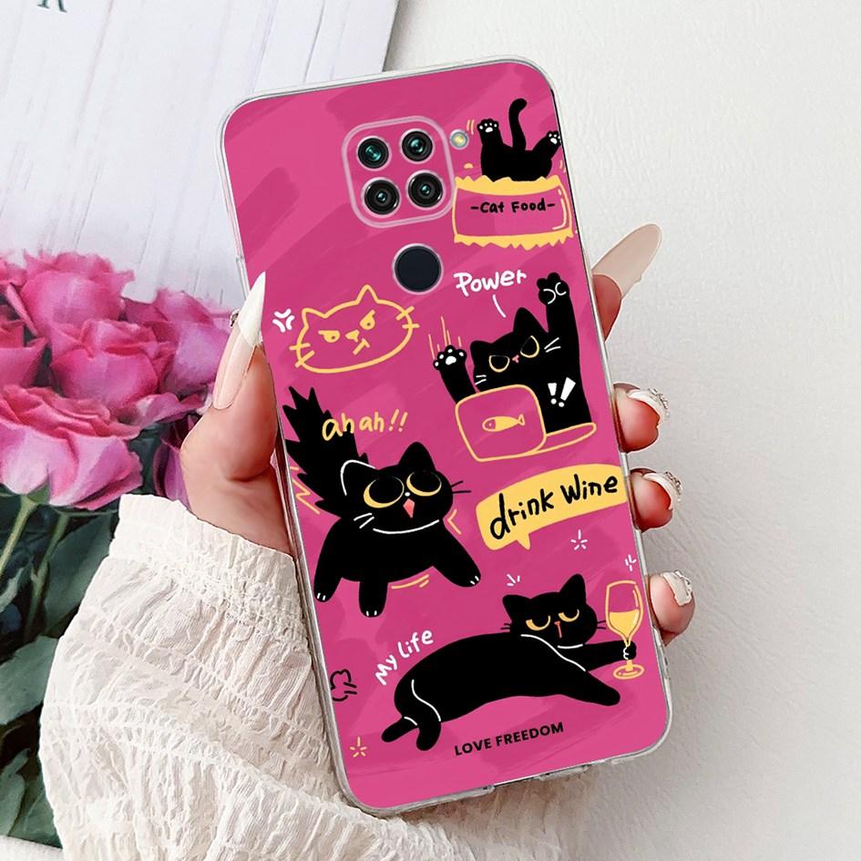 For Xiaomi Redmi Note 9 Case Redmi Note9 Cover M2003J15SC M2003J15SG Fashion Butterfly Phone Case Shockproof TPU Soft Back Cover
