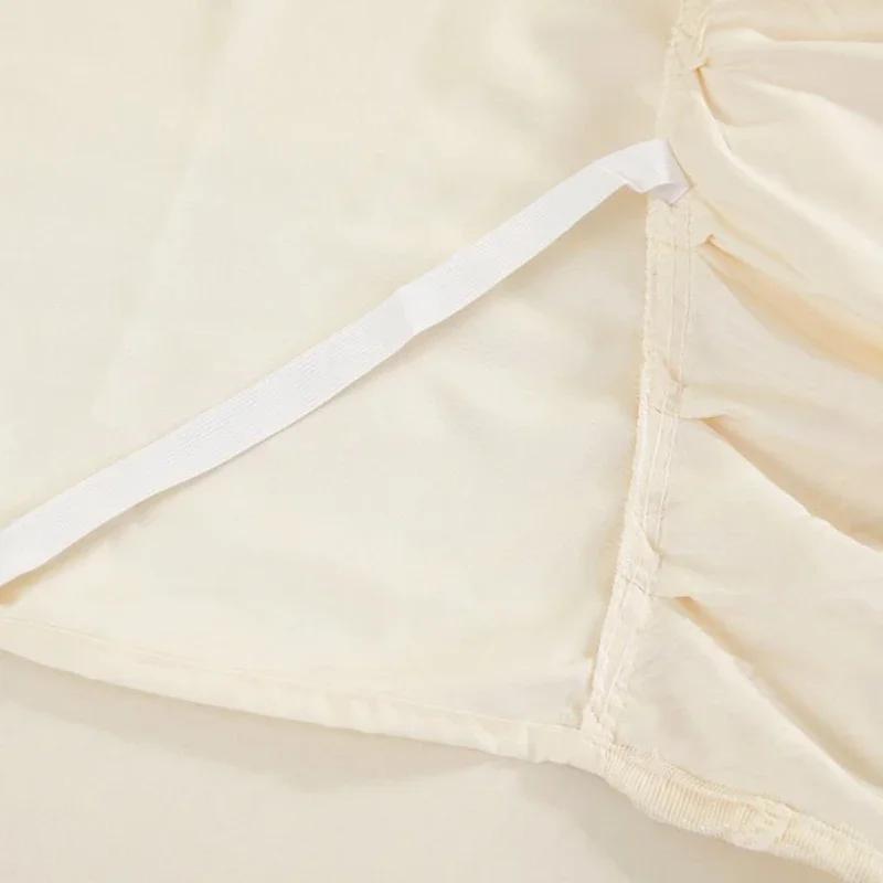 New 3 Layers   Lace Ruffled Bed Skirt Couvre Lit Bedroom Bed Cover Bed Skirt Non-slip Mattress Cover Bedsheet Bedspread