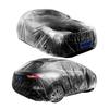 Upgraded Elastic Band Clear Plastic Disposable Universal Car Covers Rain Dust Garage Cover Waterproof Temporary Durable