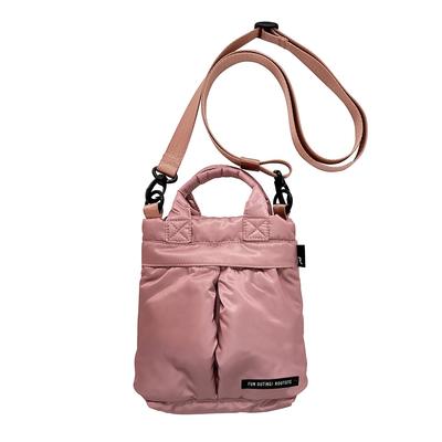 1283 Mini Helmet Bag with Shoulder Tote Bag SC Baby Beer Puff A [Rootote] (Pink)