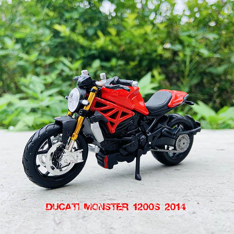Maisto 1:18 Ducati Monster 2021 Super Naked V4 S Original Authorized Simulation Alloy Motorcycle Model Toy Car Gift Collection