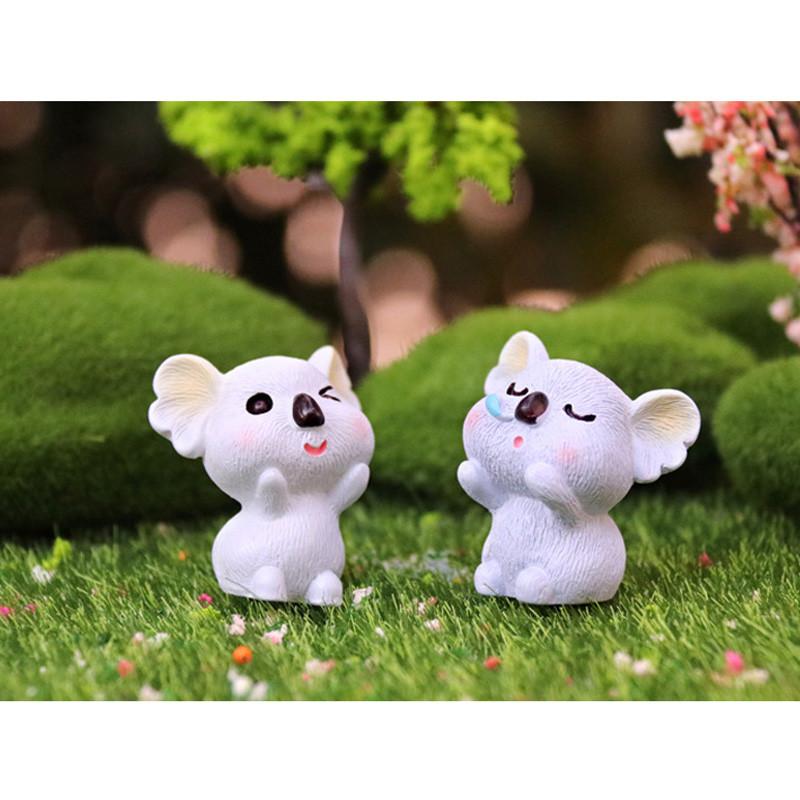 Enchanting Resin Koala Figurine Ideal For Micro Landscape And Garden Diy Crystal Ball Ornament
